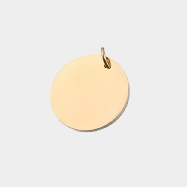 Breloque Ronde gravée