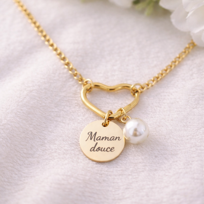 Carmen Necklace – Heart Charm Clasp