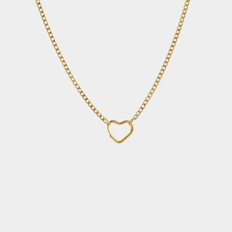Carmen Necklace – Heart Charm Clasp