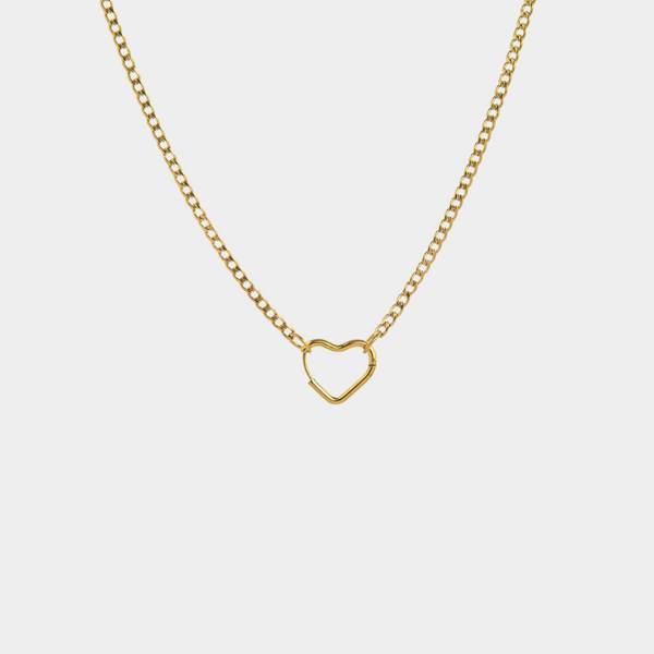 Collier Carmen – Fermoir Cœur à breloques