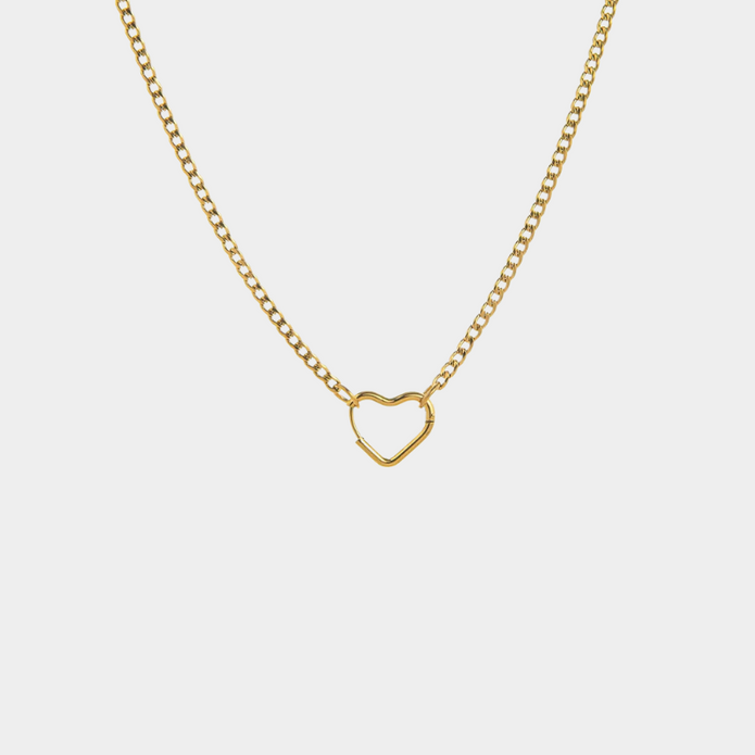 Carmen Necklace – Heart Charm Clasp