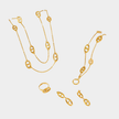 Parure LIVIA (collier, bracelet, bague, boucles d’oreilles)