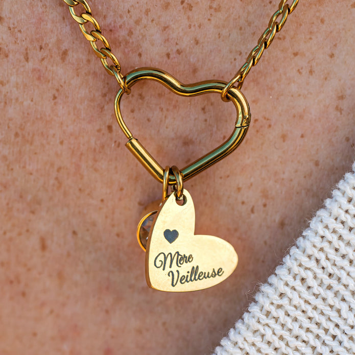 Carmen Necklace – Heart Charm Clasp