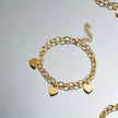 Family Love Bracelet – 4 hearts to engrave