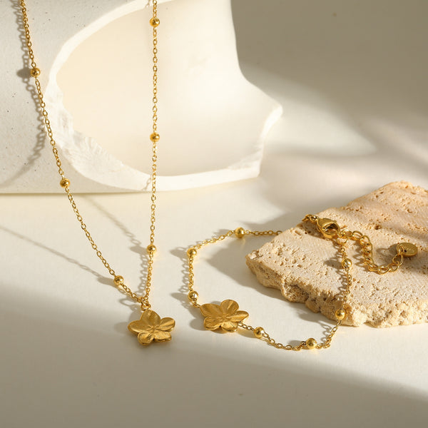 Parure SAKURA – Collier & Bracelet
