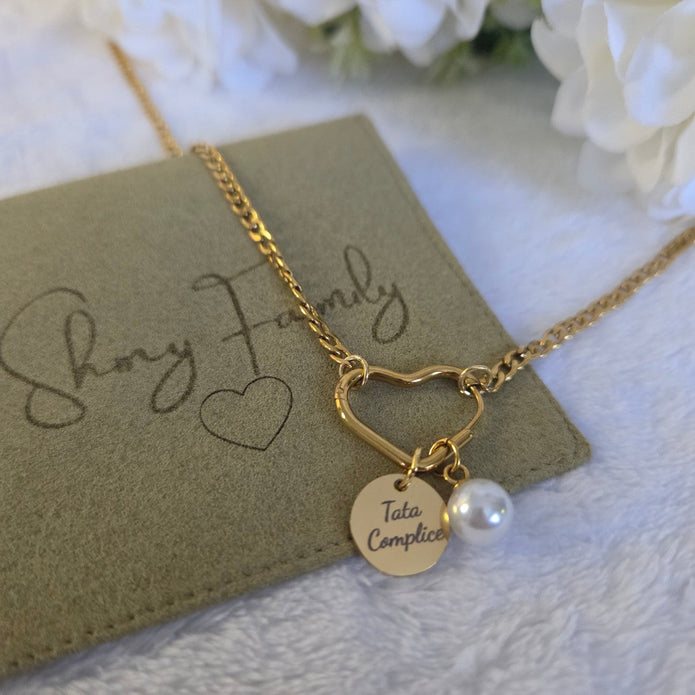 Carmen Necklace – Heart Charm Clasp