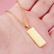 Maeva Necklace – Engravable Plate
