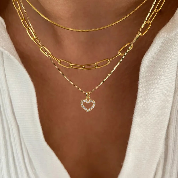 Lot de 3 colliers LAURA