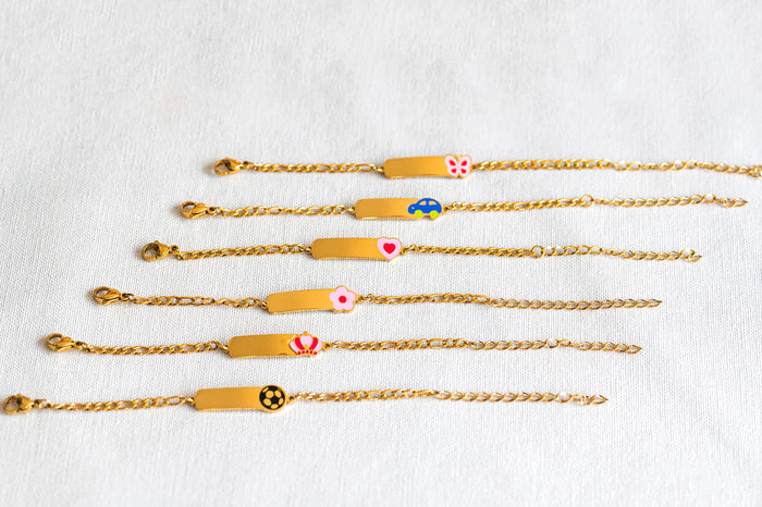 Engravable "Ti gâté" children's bracelet - Colorful models