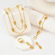 Parure LIVIA (collier, bracelet, bague, boucles d’oreilles)