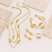 Parure LIVIA (collier, bracelet, bague, boucles d’oreilles)