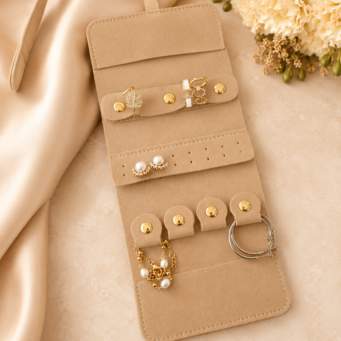 Pochette bijou nomade SHINY FAMILY